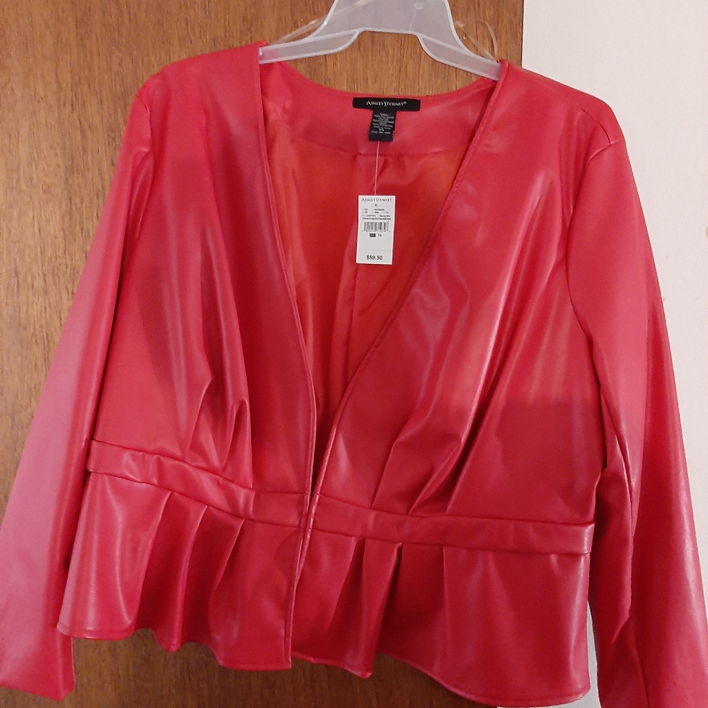 Plus Size Red Jacket